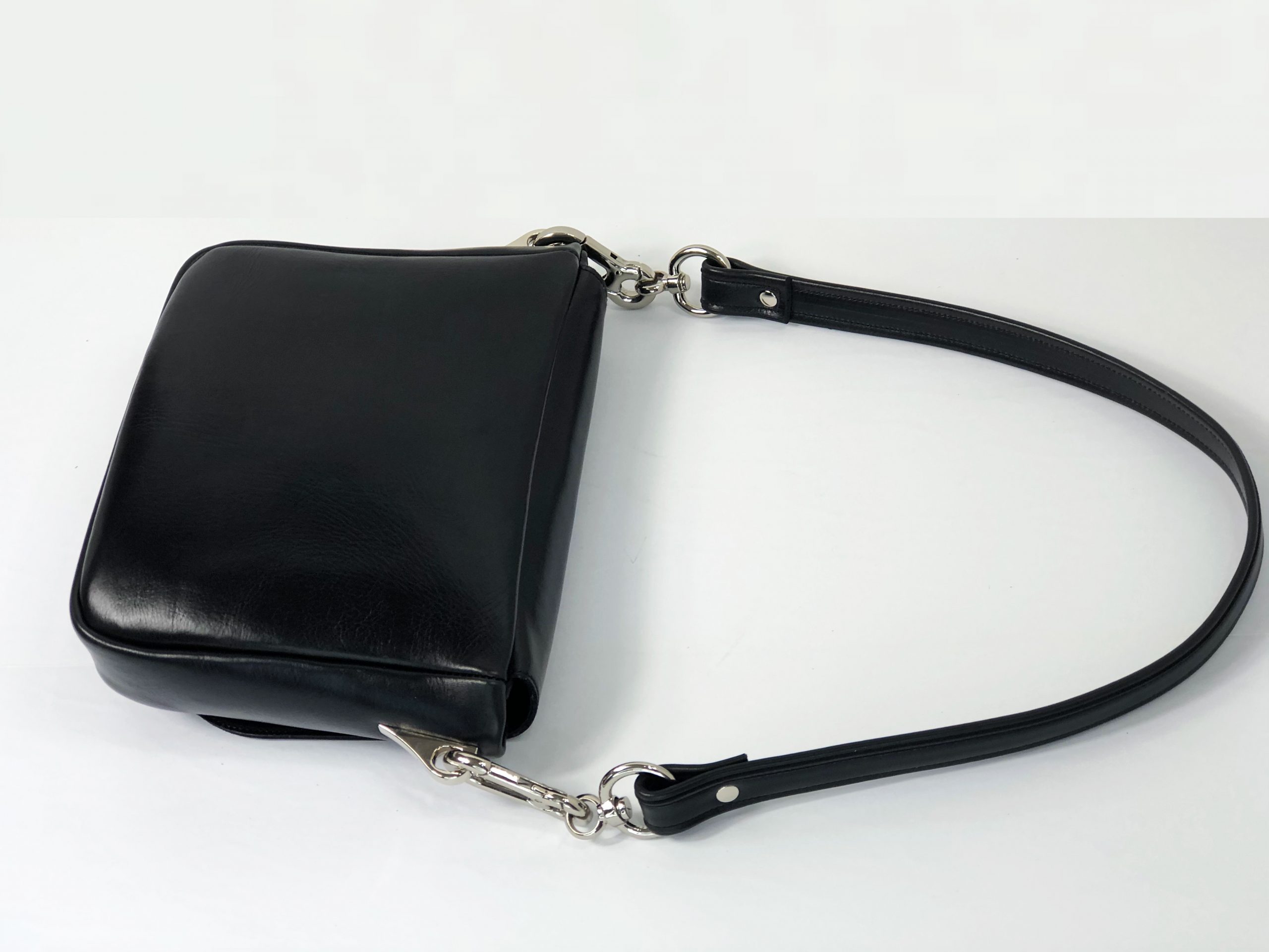 AUDREY - SADDLE BAG - (Obsidian / Platinum) - Mochachino: Bespoke ...